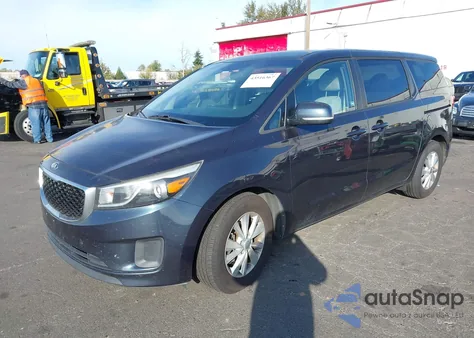 2017 Kia Sedona Lx z USA, uszkodzony, nr VIN KNDMB5C15H6230218
